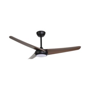 מאוורר תקרה חכם KYOTO 52 " SMART -  ניסקו צבע שחור + אגוז  מק"ט 74000732 פנימי/חיצוני