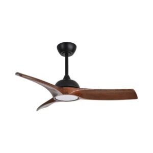 מאוורר תקרה חכם PANAMA 44 " SMART -  ניסקו צבע שחור + אגוז מק"ט 74000722 פנימי/חיצוני