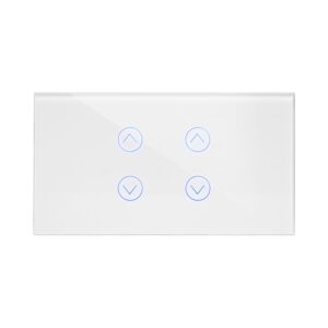 מתג חכם 2 תריסים לבן 4M ניסקו 37022164