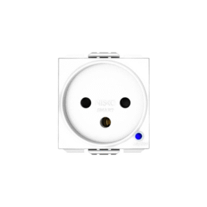 שקע חכם מובנה לכל סדרות ניסקו צבע לבן ZIGBEE – מק"ט: 37527222