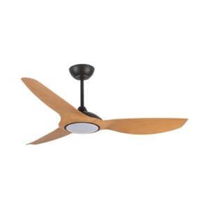 מאוורר תקרה חכם PARIS 60" SMART -  ניסקו צבע שחור/מייפל מק"ט 74000618