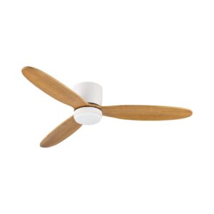 מאוורר תקרה חכם ROME 42" SMART -  ניסקו צבע לבן/מייפל מק"ט 74000603