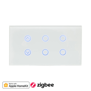 מתג חכם לתריס ו4 תאורות  לבן 3M 4M זיגבי תומך הומקיט